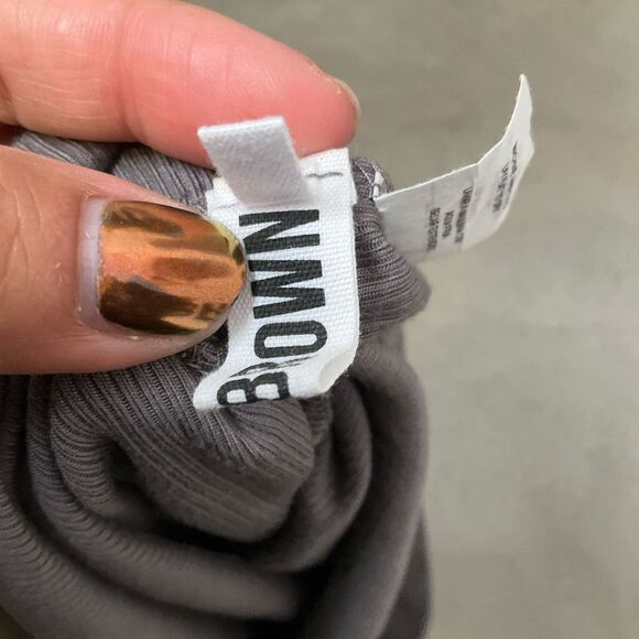 Joah Brown One Shoulder Crop Top - Picture 5 of 7